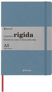 Cartoleria Taccuino Feltrinelli A5, a pagine bianche, copertina rigida, azzurro - 14,8 x 21 cm Feltrinelli