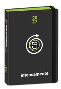 Cartoleria Diario 2027 Bastardidentro 12 mesi Pocket Light Pu Intensamente. Nero Bastardidentro