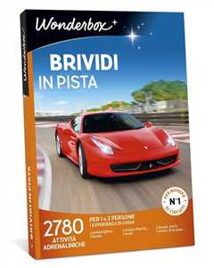 Idee regalo Cofanetto Brividi In Pista. Wonderbox Wonderbox