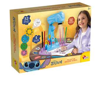 Giocattolo Stitch Projector Drawing School Lisciani