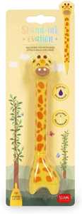 Cartoleria Penna a Sfera Giraffe con Base - Stand-Ink Ovation - Inchiostro Blu Legami