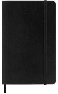 Cartoleria Agenda settimanale con spazio per note 12 mesi, 2025 Moleskine, Pocket, Copertina morbida, Nero - 9 x 14 cm Moleskine