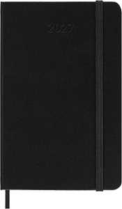 Cartoleria Agenda Moleskine 2027 12 mesi settimanale verticale pocket nera rigida Moleskine