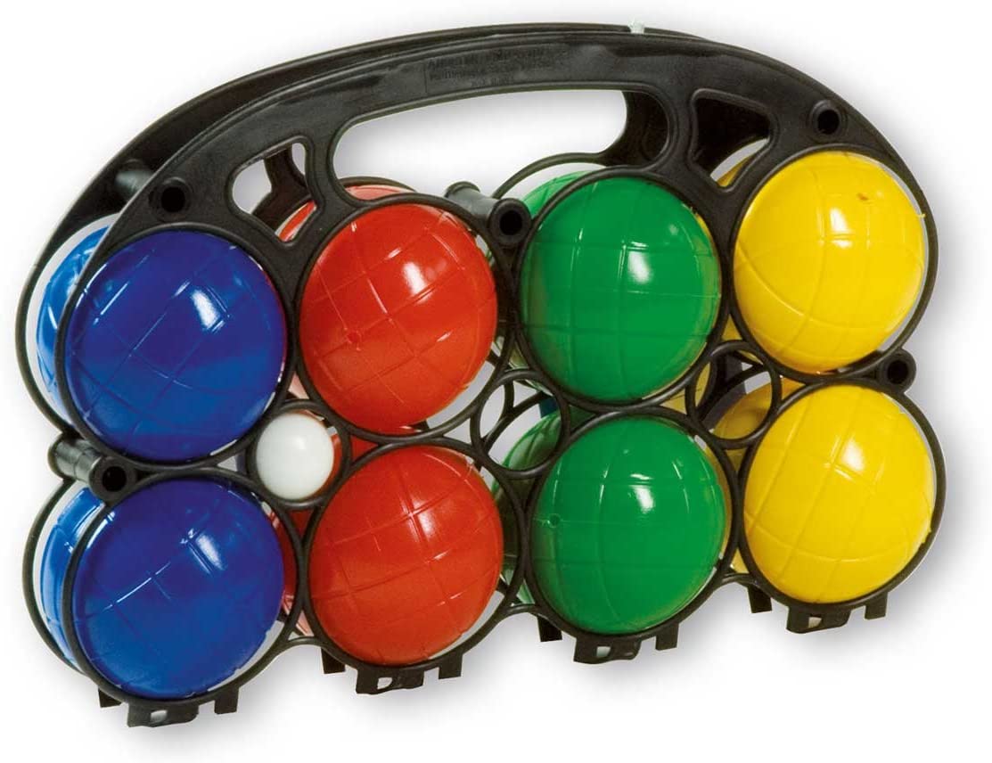 set bocce in plastica leggere valigetta 8 bocce + boccino