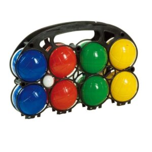 set bocce in plastica piene valigetta 8 bocce + boccino