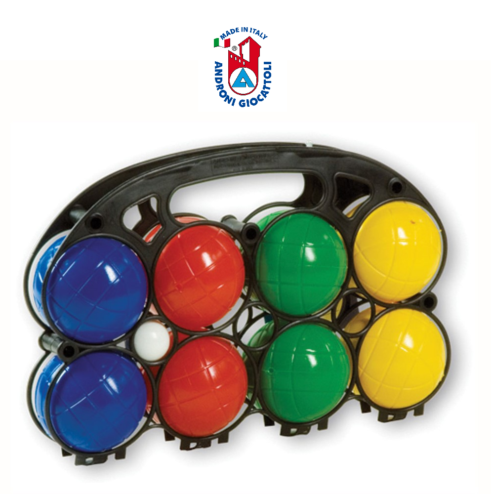 set bocce in plastica leggere valigetta 8 bocce + boccino - immagine 2