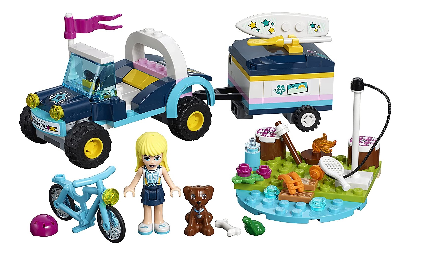 Lego Friends Il Buggy con rimorchio di Stephanie 41364 - immagine 3