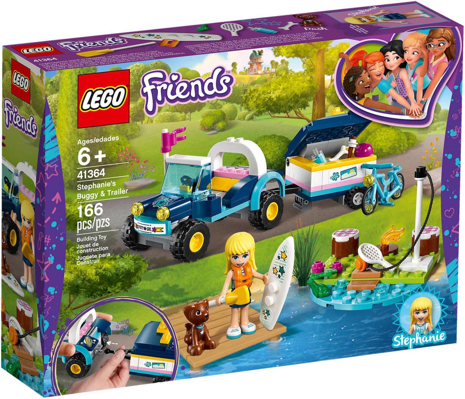 Lego Friends Il Buggy con rimorchio di Stephanie 41364