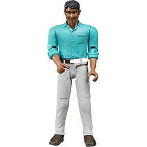 Uomo, pelle media, con jeans - Bruder 60003