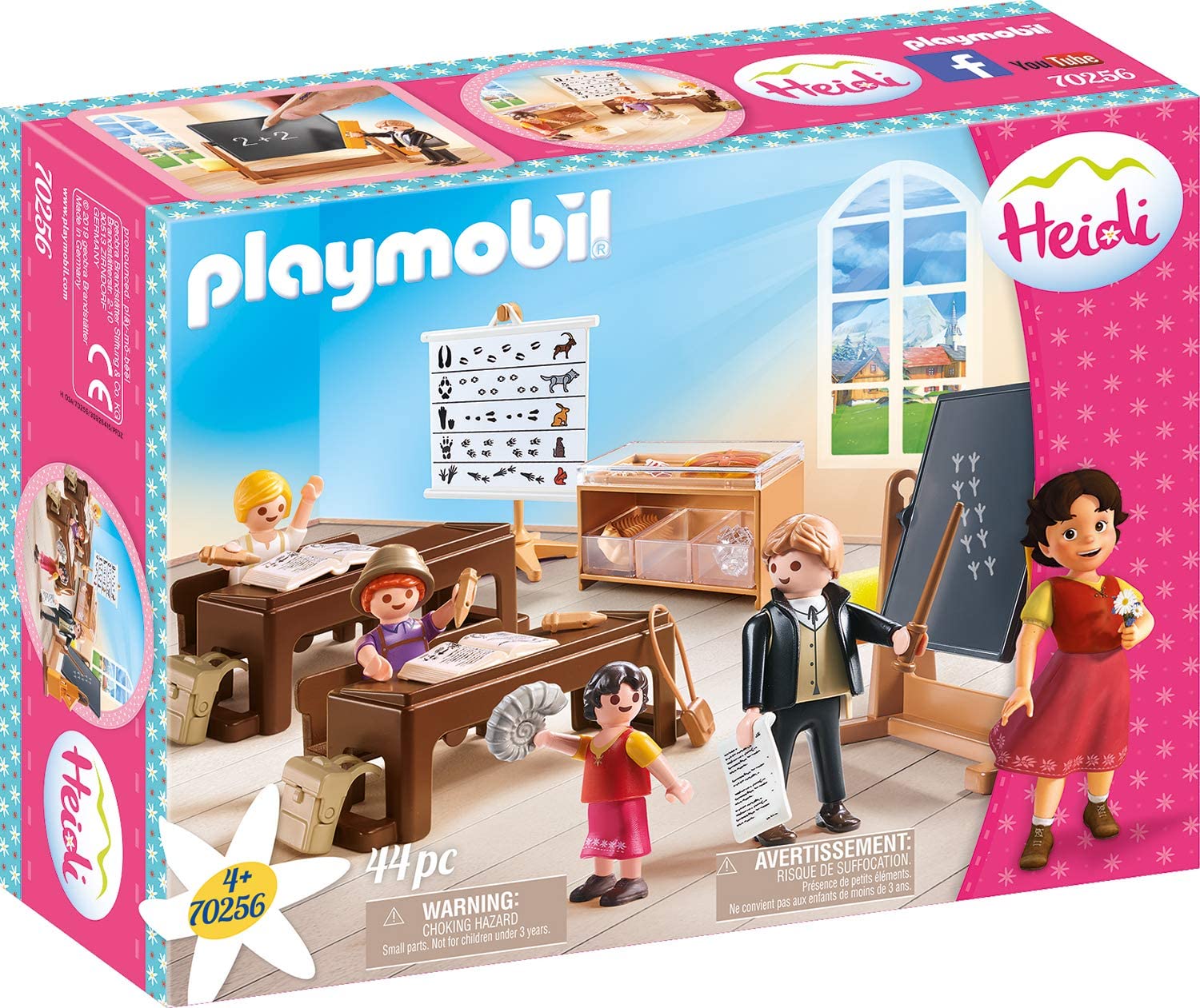 Playmobil Heidi - Aula del Signor Traber - 70256