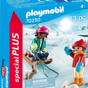 Playmobil Special plus - Bambini con slittino - 70250