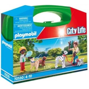 Playmobil Carrying case - Bambini con cuccioli - 70530