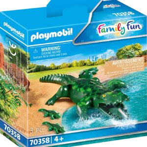 Playmobil Family fun - Coccodrillo con cuccioli - 70358