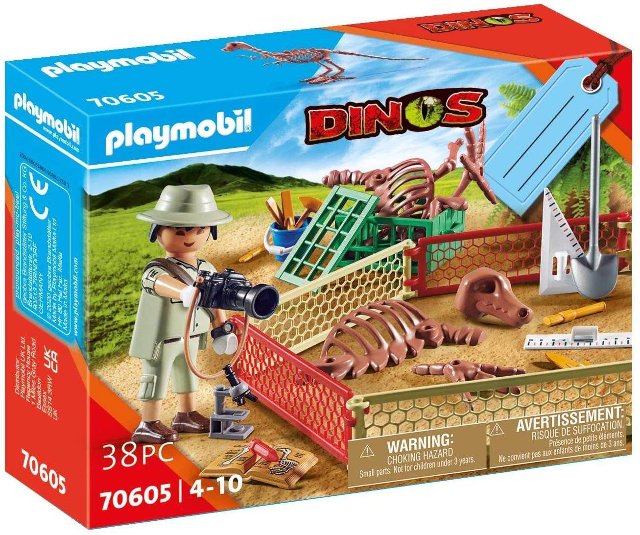Playmobil Gift Set - Paleontologo - 70605