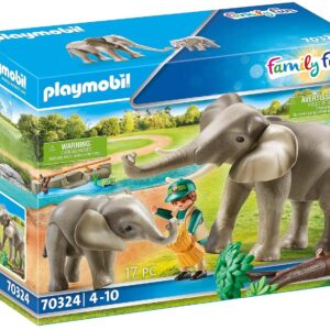 Playmobil Family fun - Guardiano dello zoo con elefanti - 70324