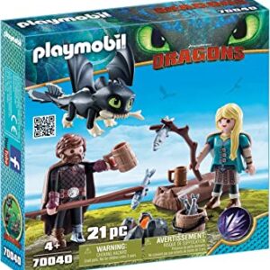 Playmobil Dragons - Hiccup e Astrid - 70040