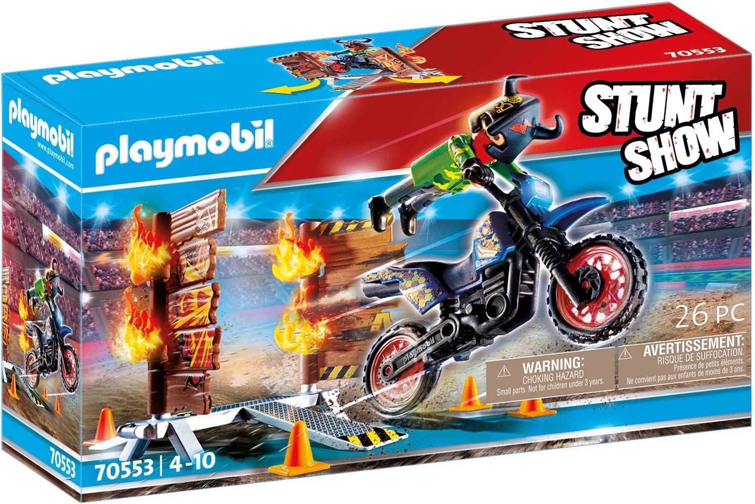 Playmobil Stunt Show - Moto da acrobazie - 70553