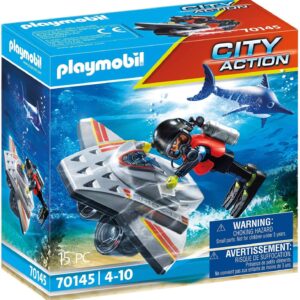 Playmobil City Action - Motore subacqueo della guardia costiera - 70145