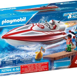 Playmobil Family fun - Motoscafo con motore subacqueo - 70744