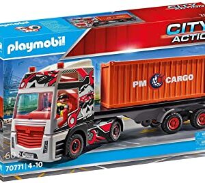 Playmobil City Action Cargo - Motrice con container - 70771