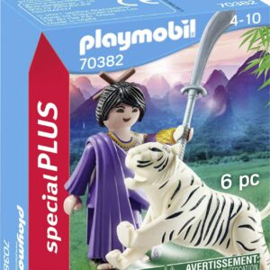 Playmobil Special plus - Guerriera ninja con tigre - 70382