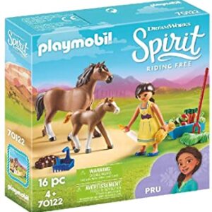 Playmobil Spirit - Pru con cavallo e puledro - 70122