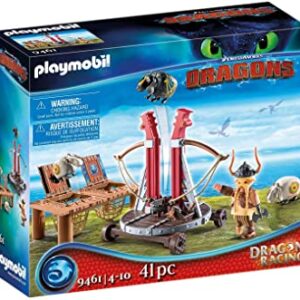 Playmobil Dragons - Skaracchio con lanciatore di pecore - 9461