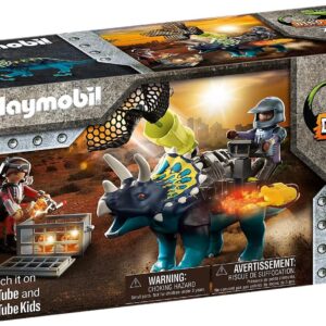 Playmobil Dino Rise - Triceratopo assalto alle pietre leggendarie - 70627