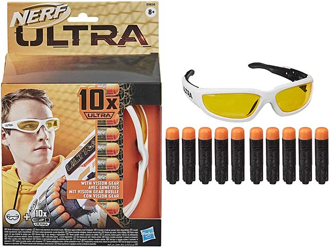 Nerf Ultra – 10 dardi e Occhiali Vision Gear
