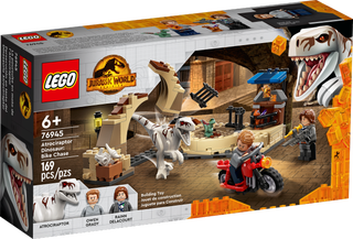 Lego Jurassic World Atrociraptor: inseguimento sulla moto - 76945