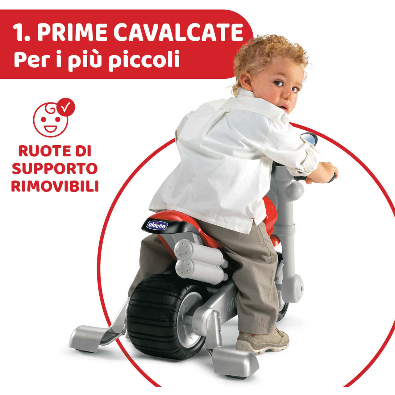 Cavalcabile Chicco cavalcabile Ducati monster - immagine 6