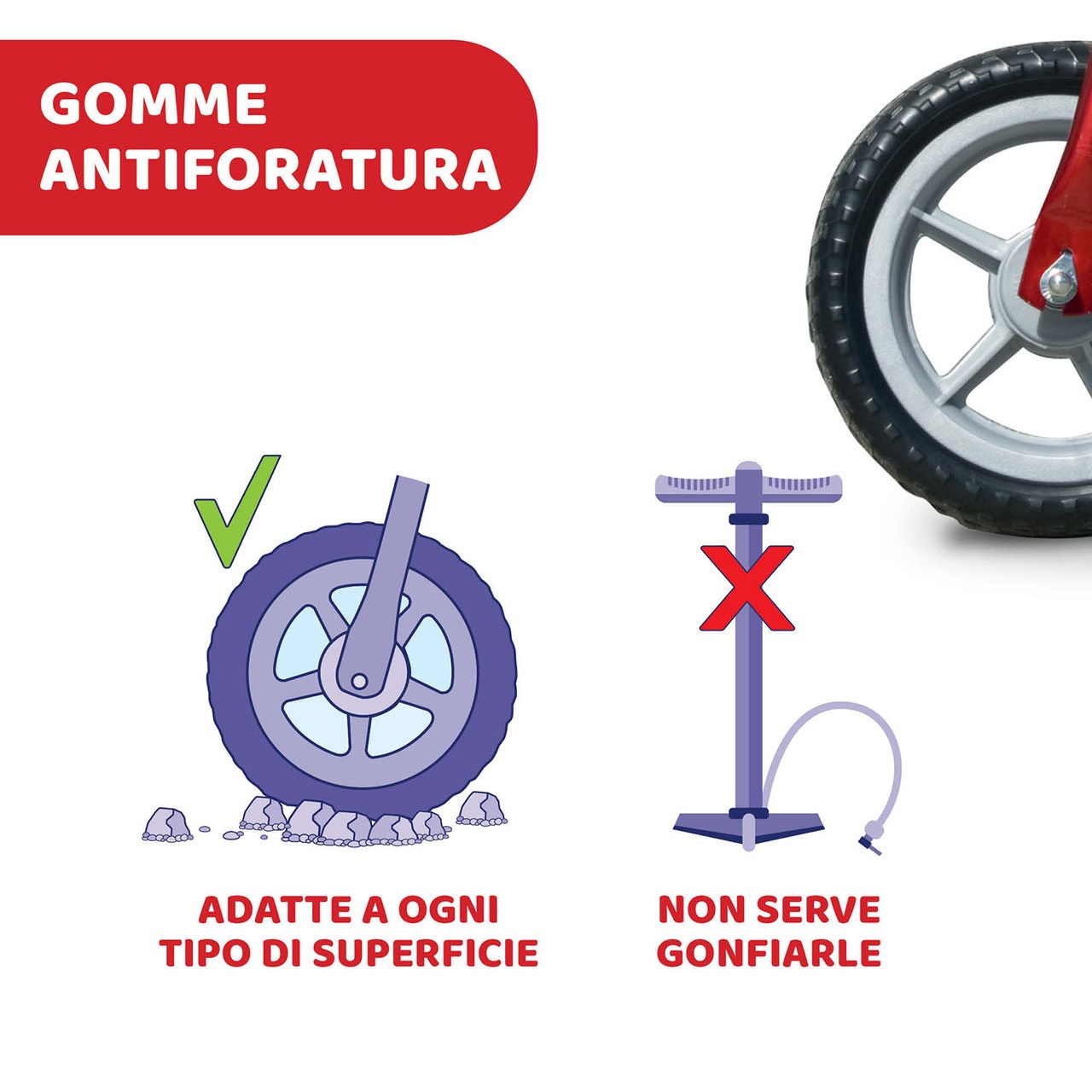Balance bike red bullet - immagine 5