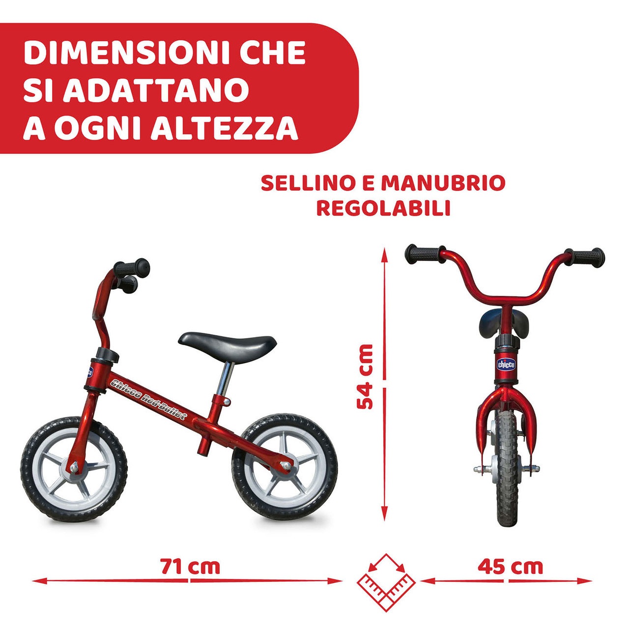 Balance bike red bullet - immagine 4