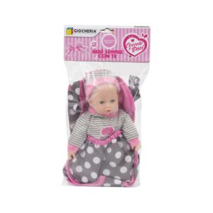Coccole e Baci Bebe' 25cm c/marsupio
