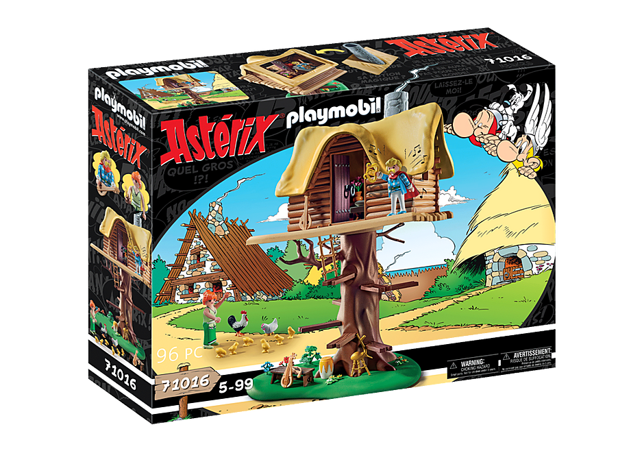 Playmobil Asterix - Assurancetourix e la casa sull'albero - 71016