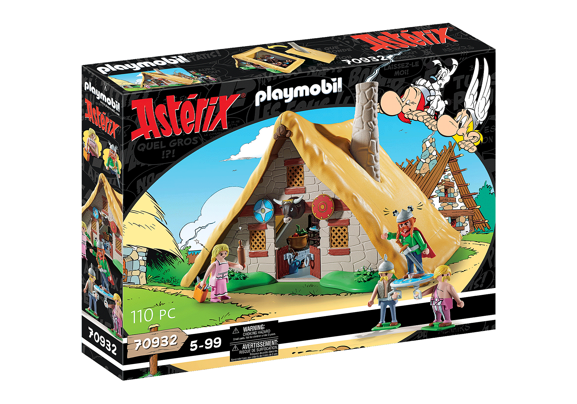 Playmobil Asterix - Capanna di Abraracourcix - 70932