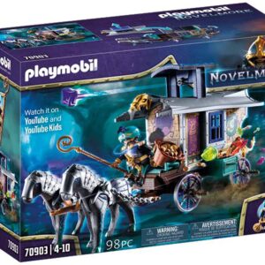 Playmobil Novelmore Violet Vale - Carrozza del mercante - 70903