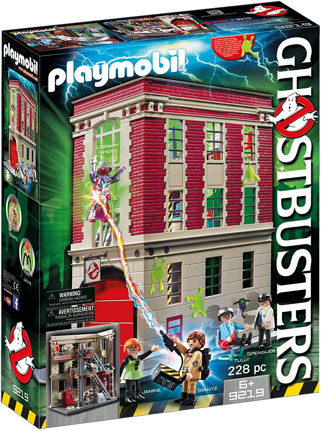 Playmobil caserma dei ghostbuster - codice 9219