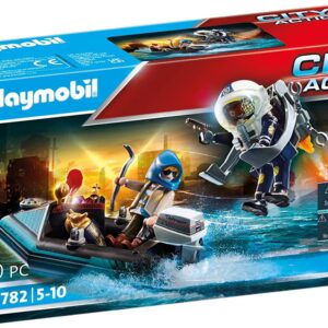 Playmobil City Action - Jetpack della polizia e ladro - 70782
