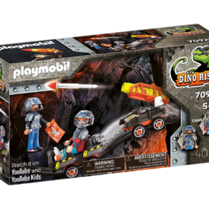 Playmobil Dino Rise - Carrello con razzo della miniera - 70929