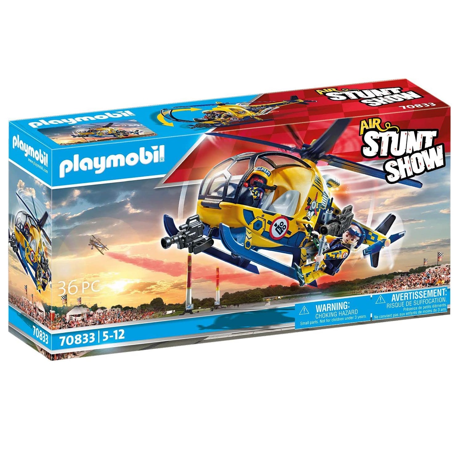 Playmobil elicottero con cameraman - codice 70833