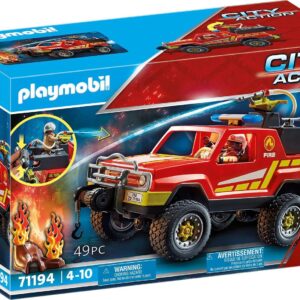 Playmobil fuoristrada dei vigili del fuo - codice  71194