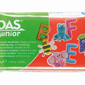 DAS Junior colore Rosso Panetto da 100 gr.