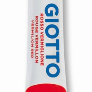 Giotto Tempera Extra tubetto 21 ml colore Rosso vermiglione codice colore 07