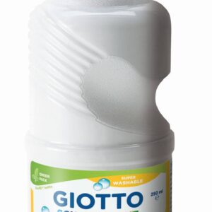 Giotto Tempera Pronta School Paint colore Bianco 250 ml Flacone
