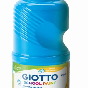 Giotto Tempera Pronta School Paint colore Ciano 250 ml Flacone