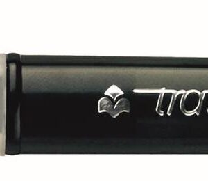 Tratto 3Tre Penna a sfera triangolare a scatto. Colore Nero
