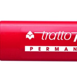 Tratto Marker Marcatore punta a scalpello colore Rosso