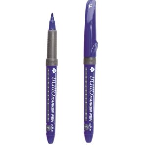 Tratto Marker Pen OHP Marcatore universale ideale per CD DVD. Punta fine. Colore Blu