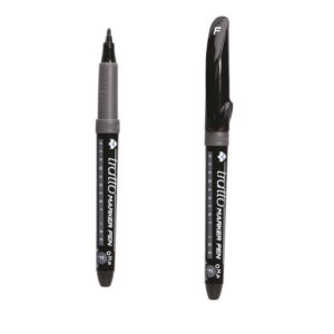 Tratto Marker Pen OHP Marcatore universale ideale per CD DVD. Punta fine. Colore Nero